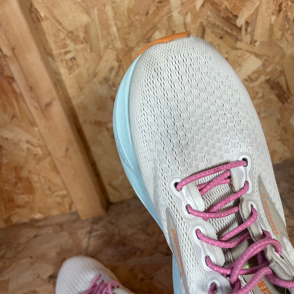 Brooks Glycerin 21 Women's Running Shoes Coconut Aqua Orange Sneaker Size 8.5B - Picture 11 of 16